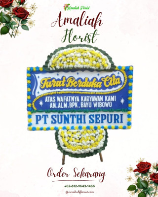 Papan Bunga Duka di Panyabungan Utara