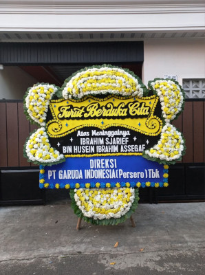 Papan Bunga Duka di Panyabungan Utara