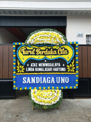 Papan Bunga Duka di Panyabungan Utara