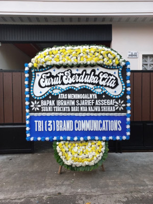 Papan Bunga Duka di Panyabungan Utara